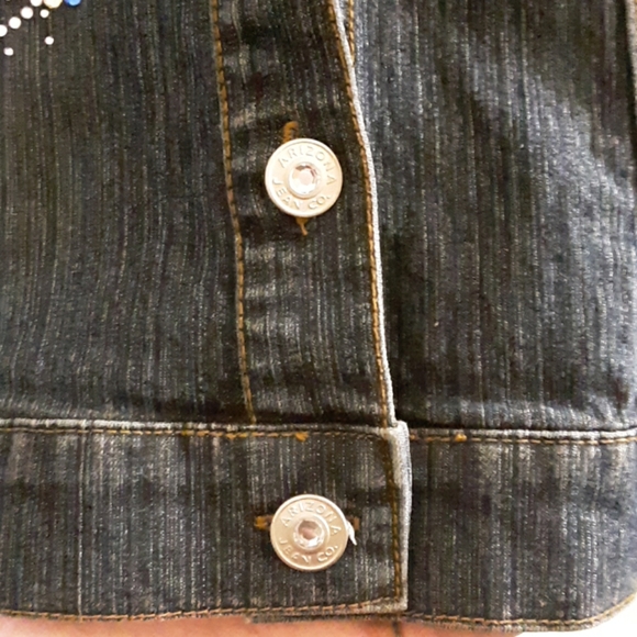 XL Teen or Adult S Arizona Jean Jacket with bling - Picture 5 of 6